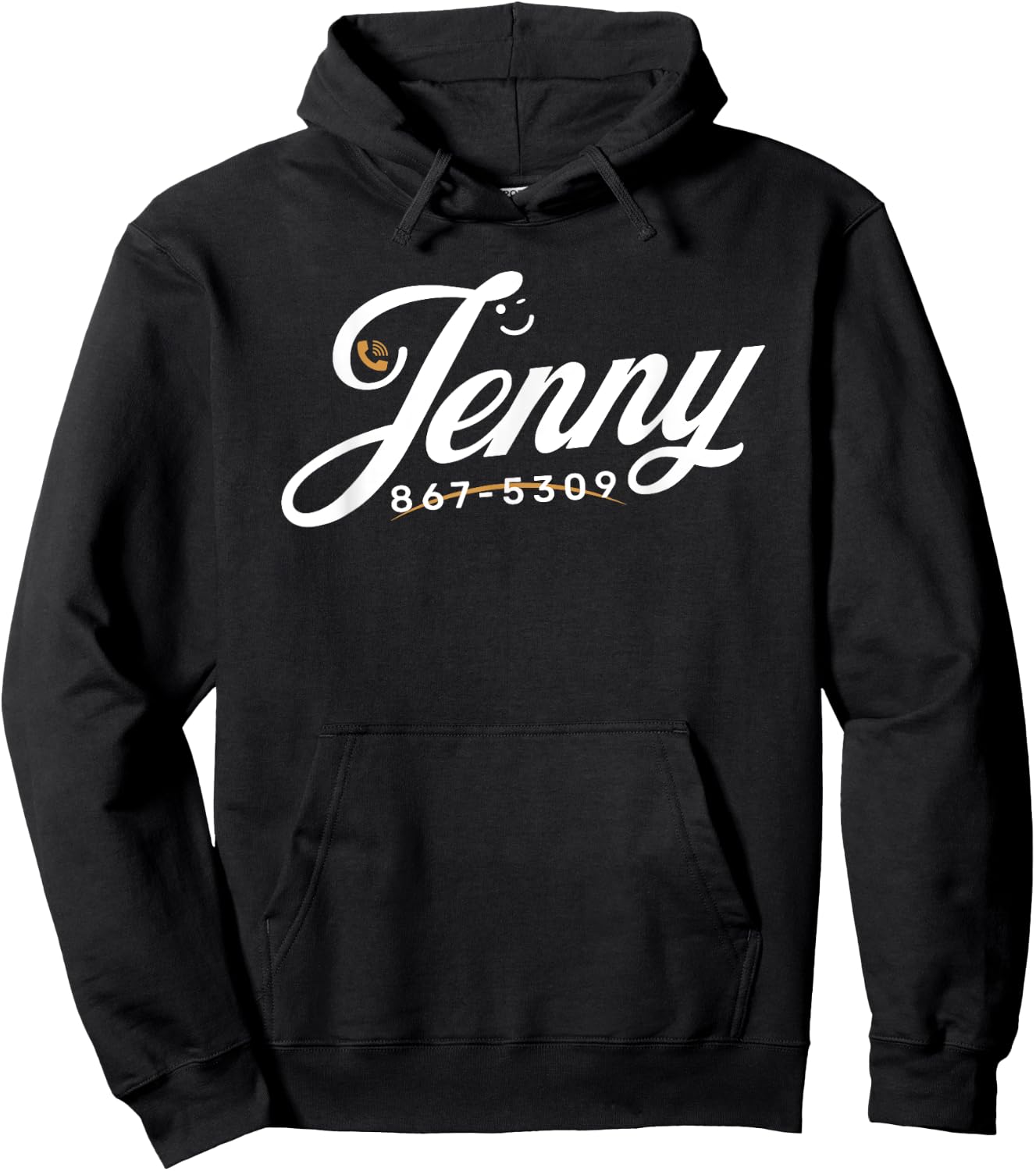 Jenny Phone Number 867-5309 Funny Rock Music Gifts Hoodie - Hoodie | Black