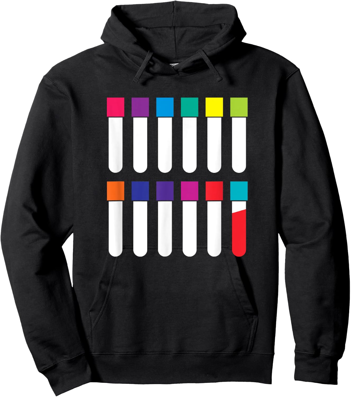 Test Tube Laboratory Phlebotomist Phlebotomy Doctor Gift Hoodie - Hoodie | Black
