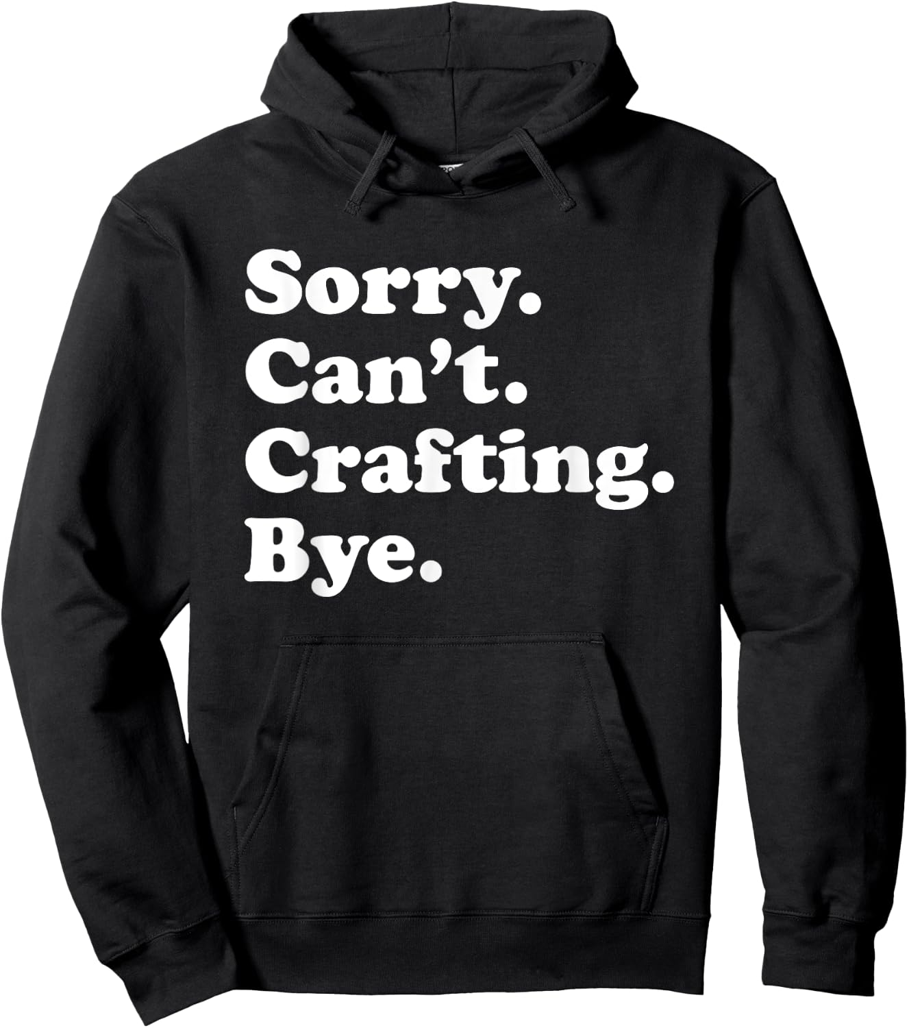 Funny Crafting Crafts Gift Women Boys or Girls Hoodie - Hoodie | Black