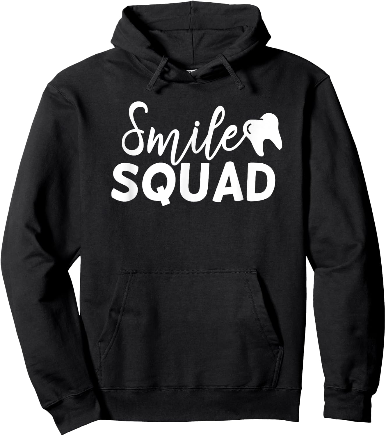 Dental Smile Squad Cute Dentist Office and Hygienist Staff Hoodie - Hoodie | Black