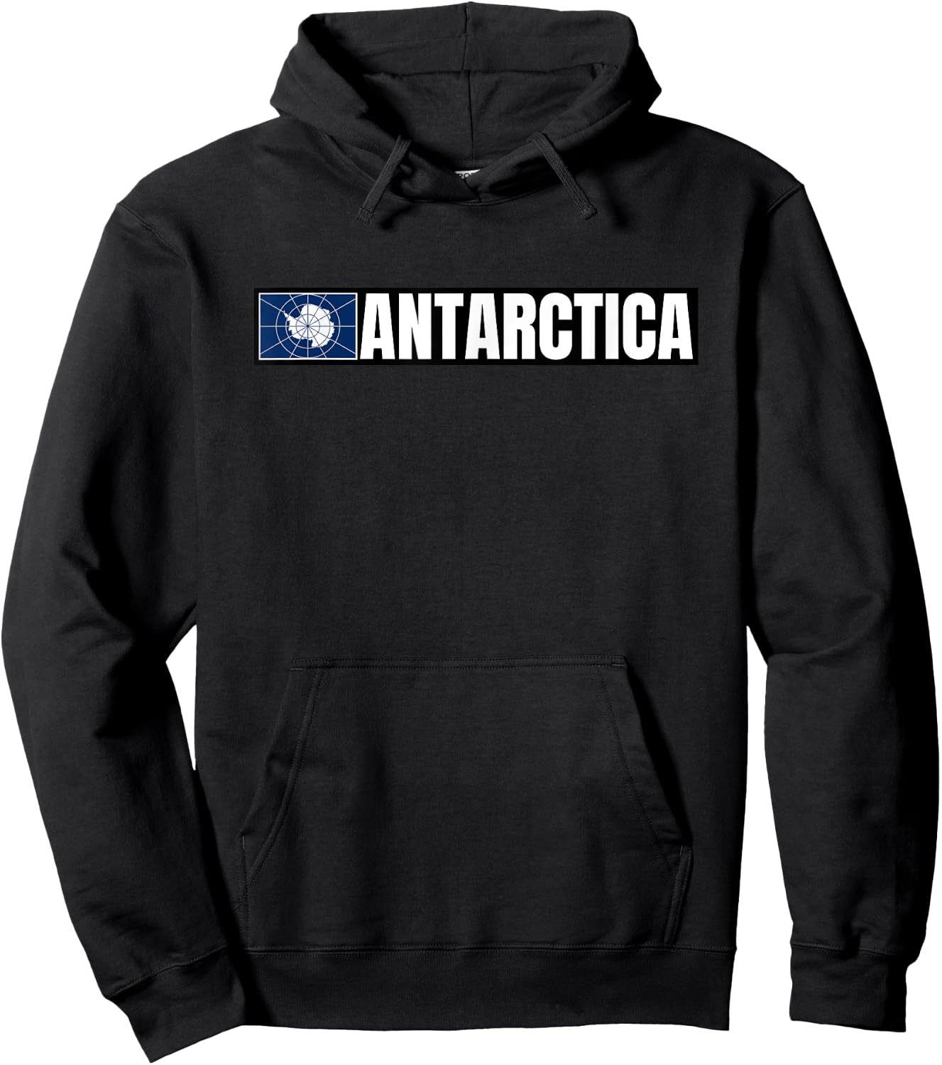 Antarctica Flag Hoodie - Hoodie | Black
