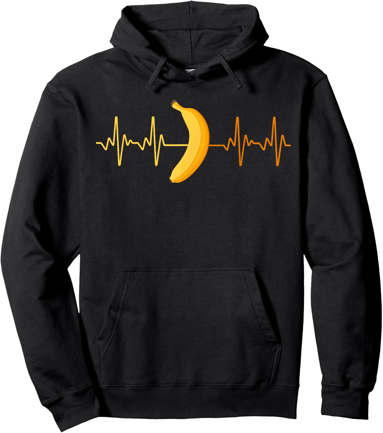 Cute Banana Women Kids Tropical Fruit Banana Lover Hoodie - Hoodie | Black