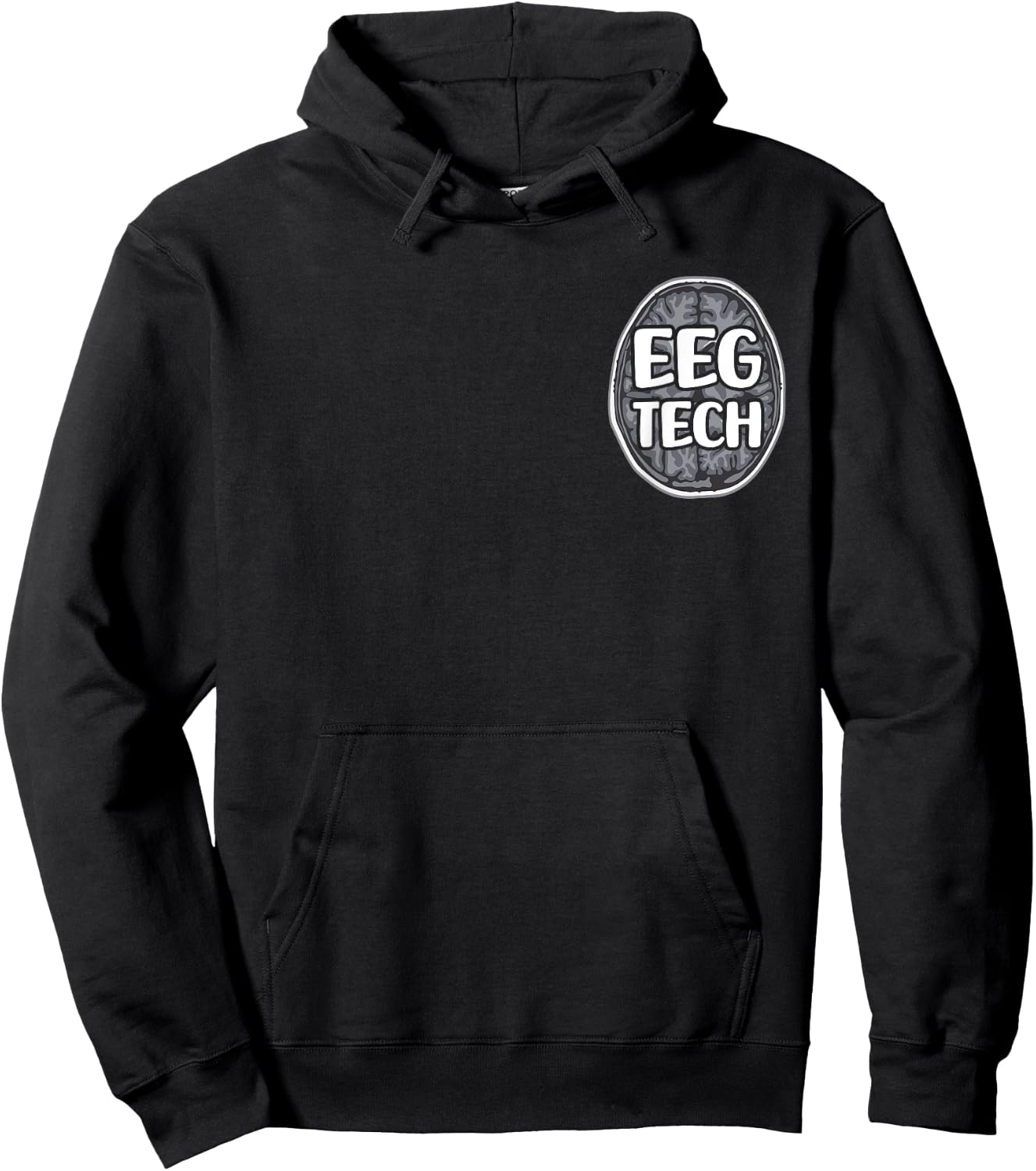 EEG Tech Neurology Technician Hoodie - Hoodie | Black