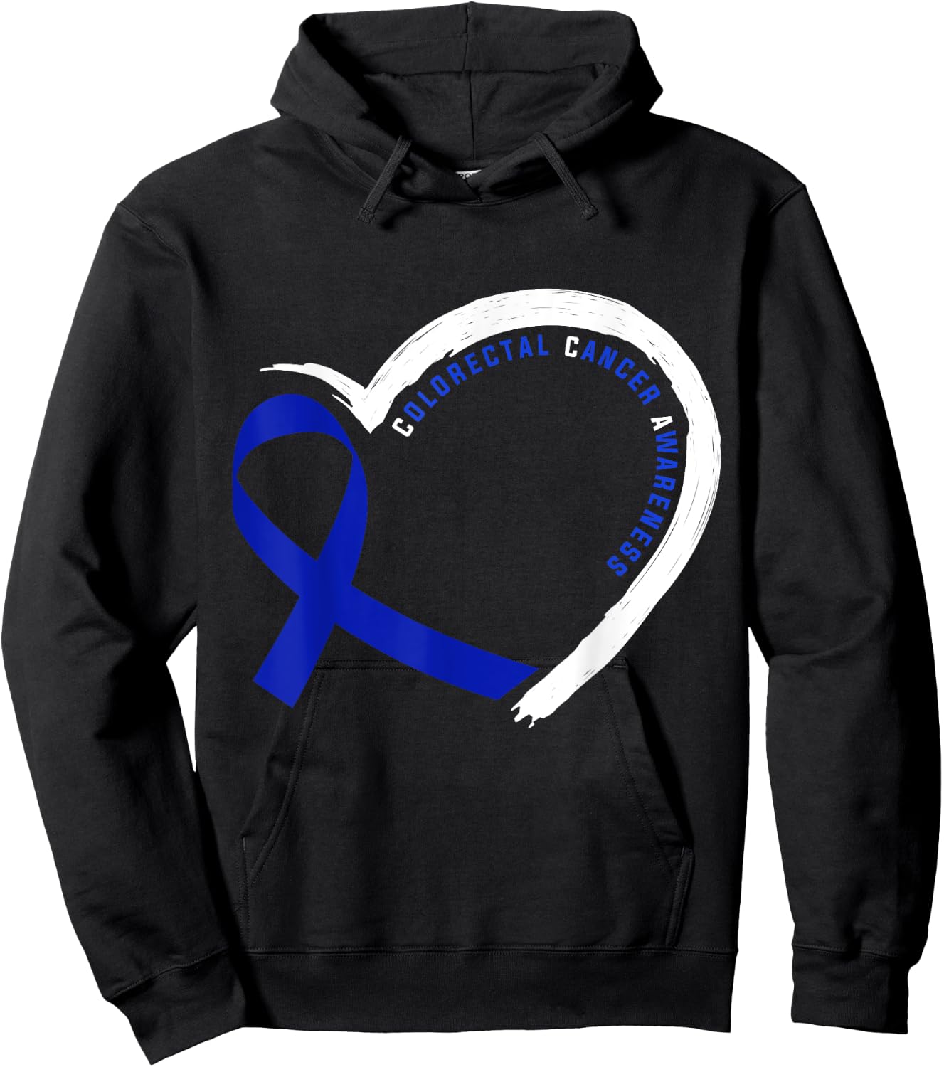Colorectal Cancer Awareness Gift -Adults Cancer Awareness Black Small Classic Fit Short Sleeve Hoodie - Hoodie | Black