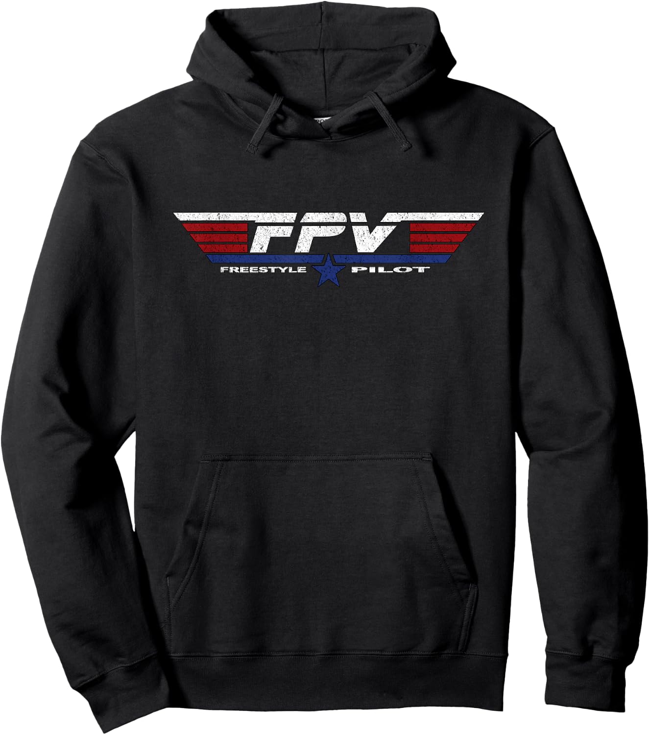 FPV Freestyle Pilot Shirt Drone Pilot Drone Racer Hoodie - Hoodie | Black