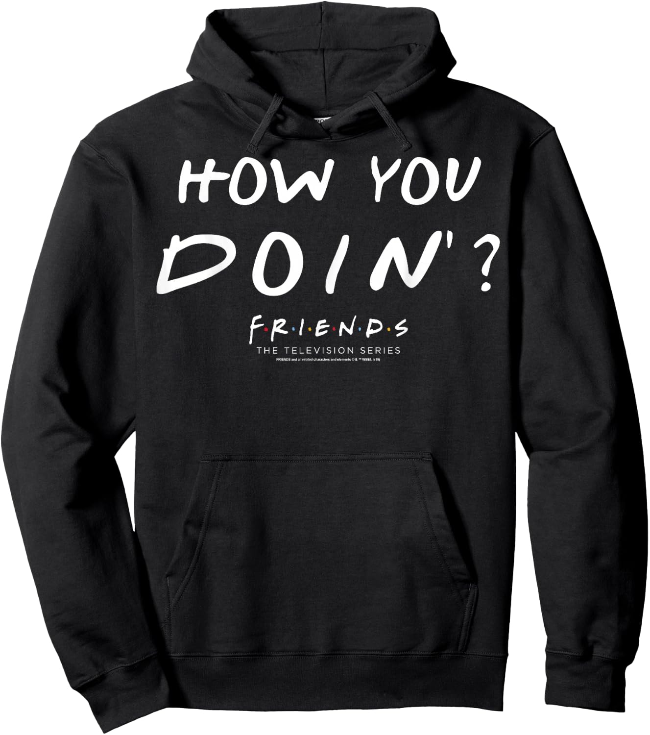 Friends Joey How You Doin' Hoodie - Hoodie | Black