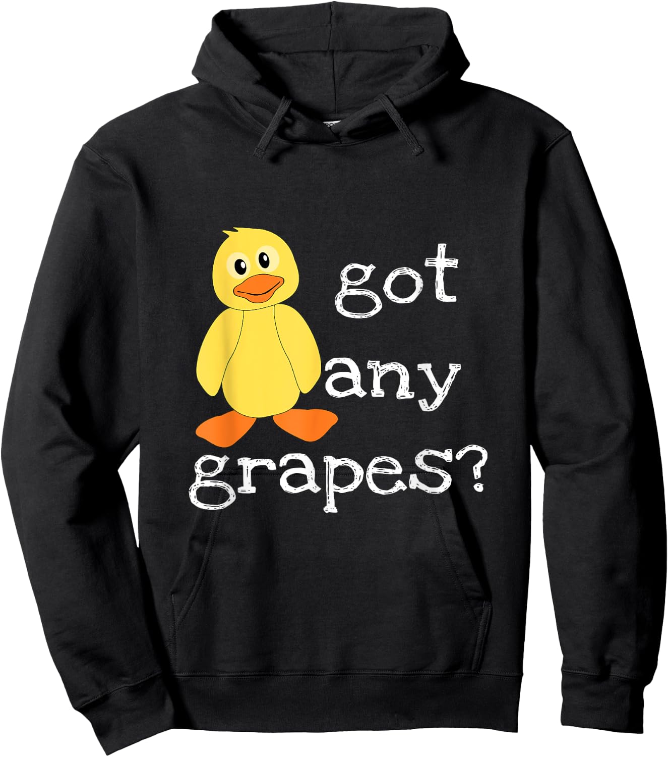 Funny Duck Lovers - Got any grapes? Hoodie - Hoodie | Black