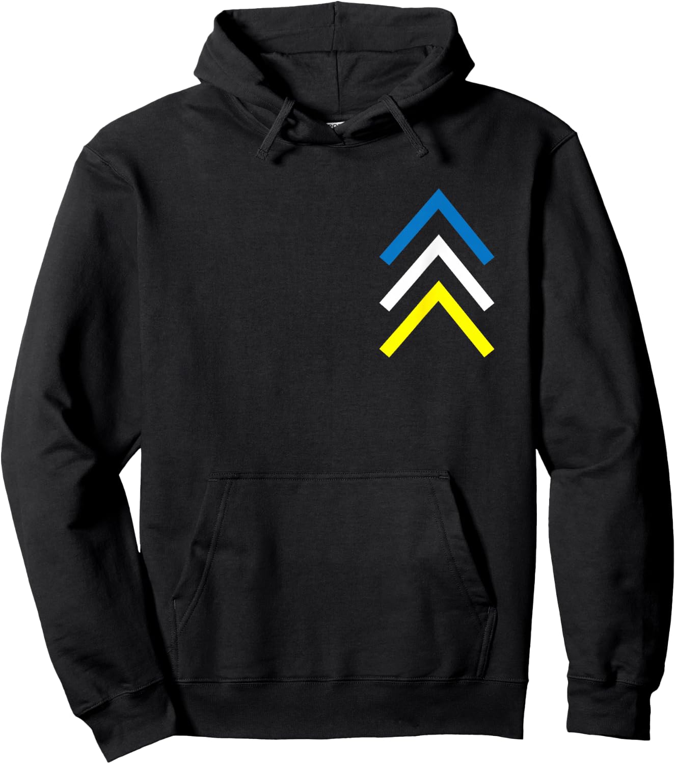 Down Syndrome Three Chromosome Arrows Awareness Month Hoodie - Hoodie | Black