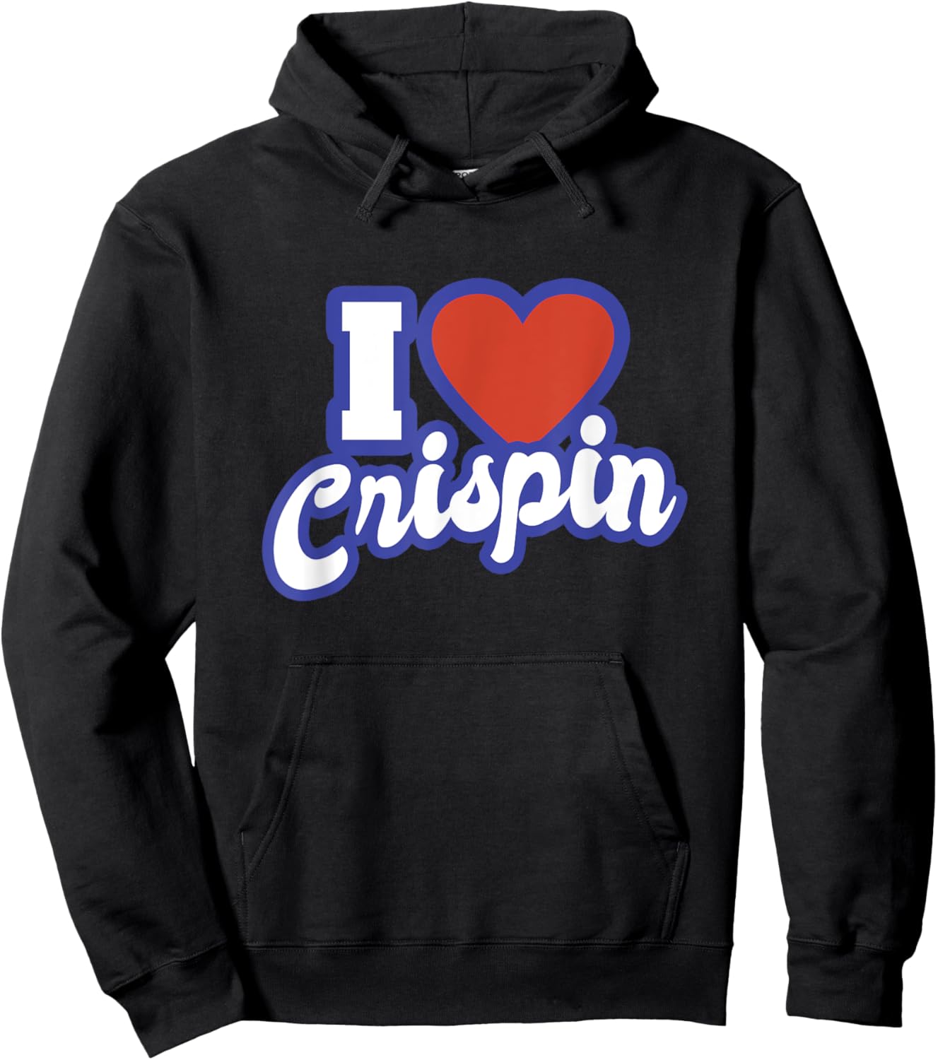 I Love Crispin Hoodie - Hoodie | Black