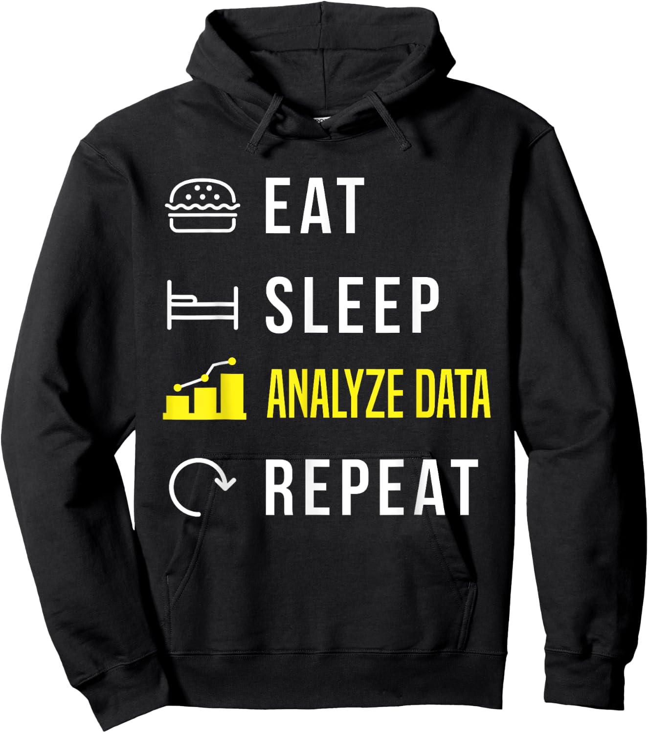 Data Analytics Data Engineering for a Data Scientists Hoodie - Hoodie | Black