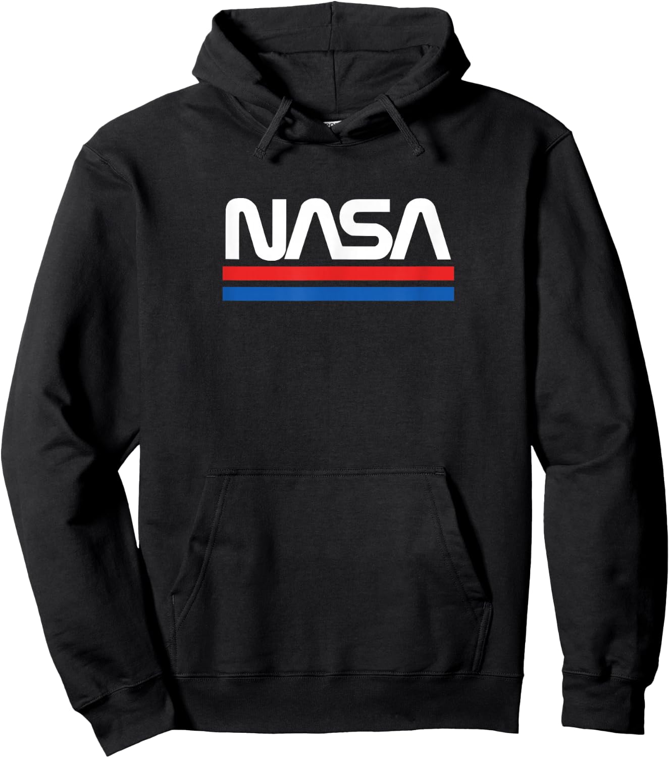 Retro NASA Logo Hoodie - Hoodie | Black