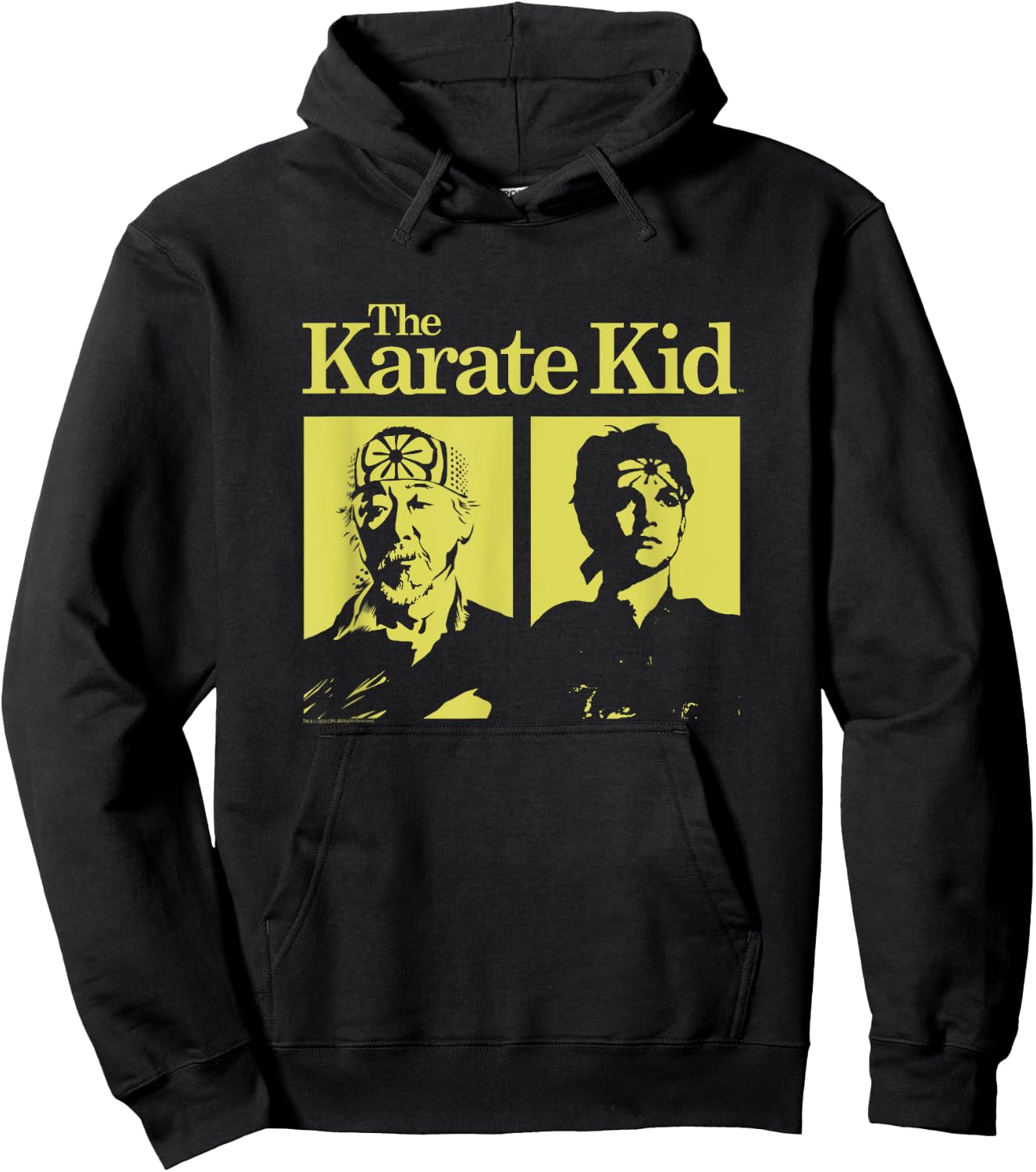 The Karate Kid Sensei and Student Vintage Photo Movie Hoodie - Hoodie | Black
