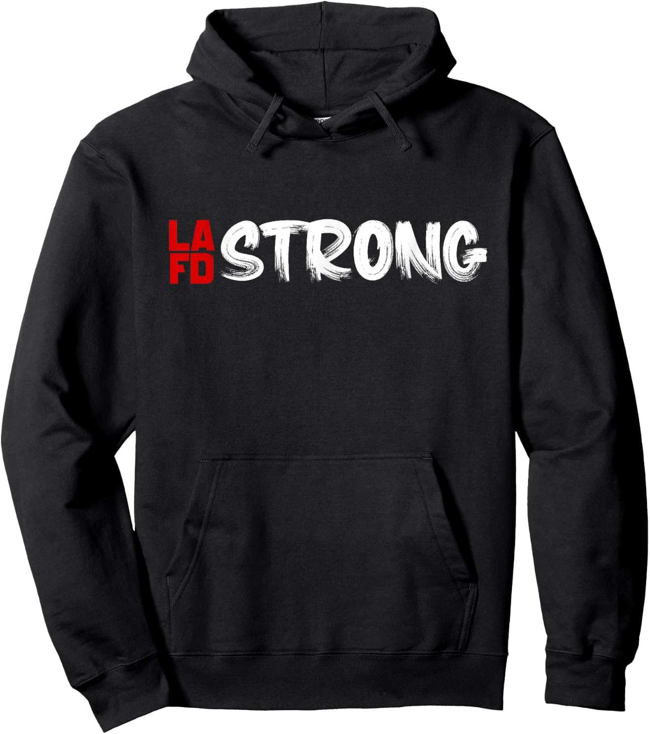 lafd Strong Powerful Hoodie - Hoodie | Black