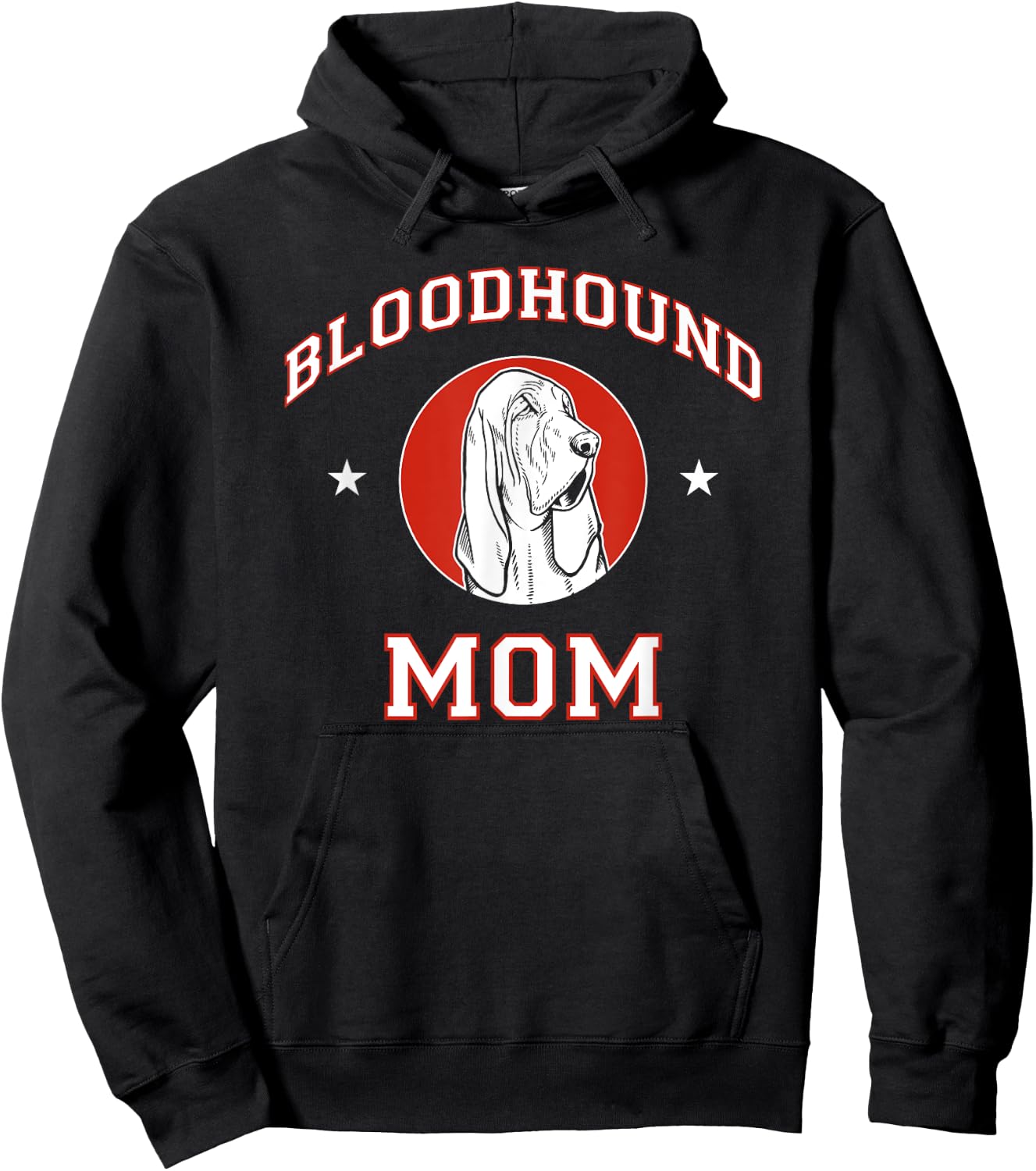 Bloodhound Mom Dog Mother Hoodie - Hoodie | Black