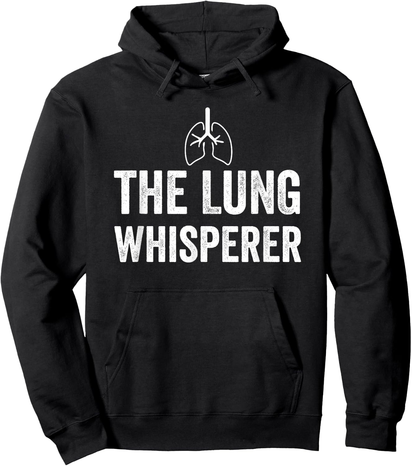 The Lung Whisperer Respiratory Therapist RT Pulmonologist Hoodie - Hoodie | Black