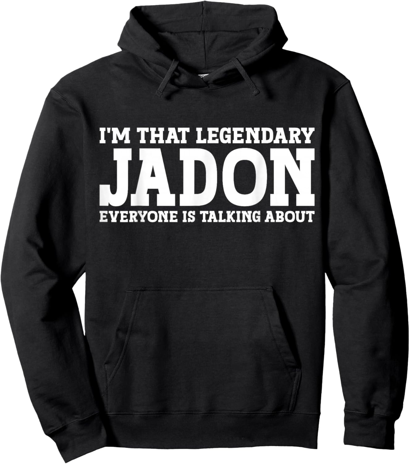 Jadon Personal Name First Name Funny Jadon Hoodie - Hoodie | Black