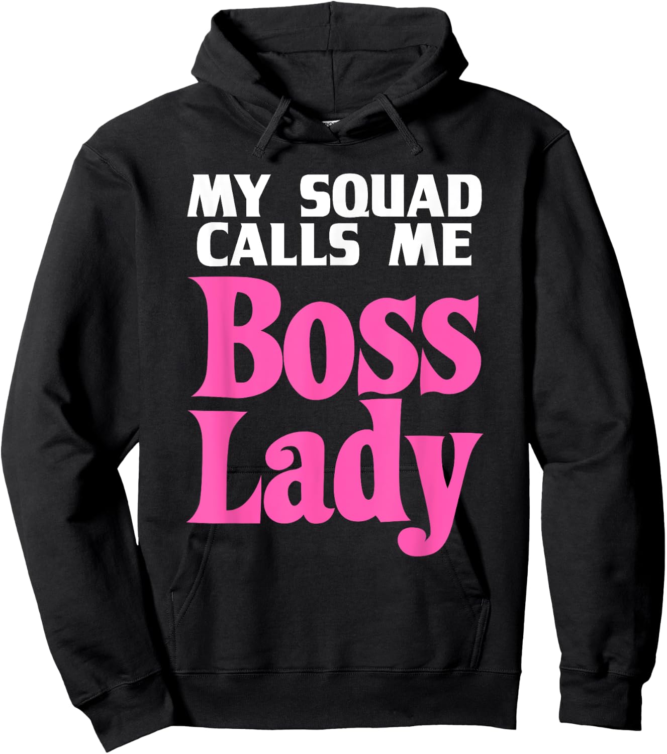Funny Boss Lady Gift Girls Cool Manager Director Hoodie - Hoodie | Black