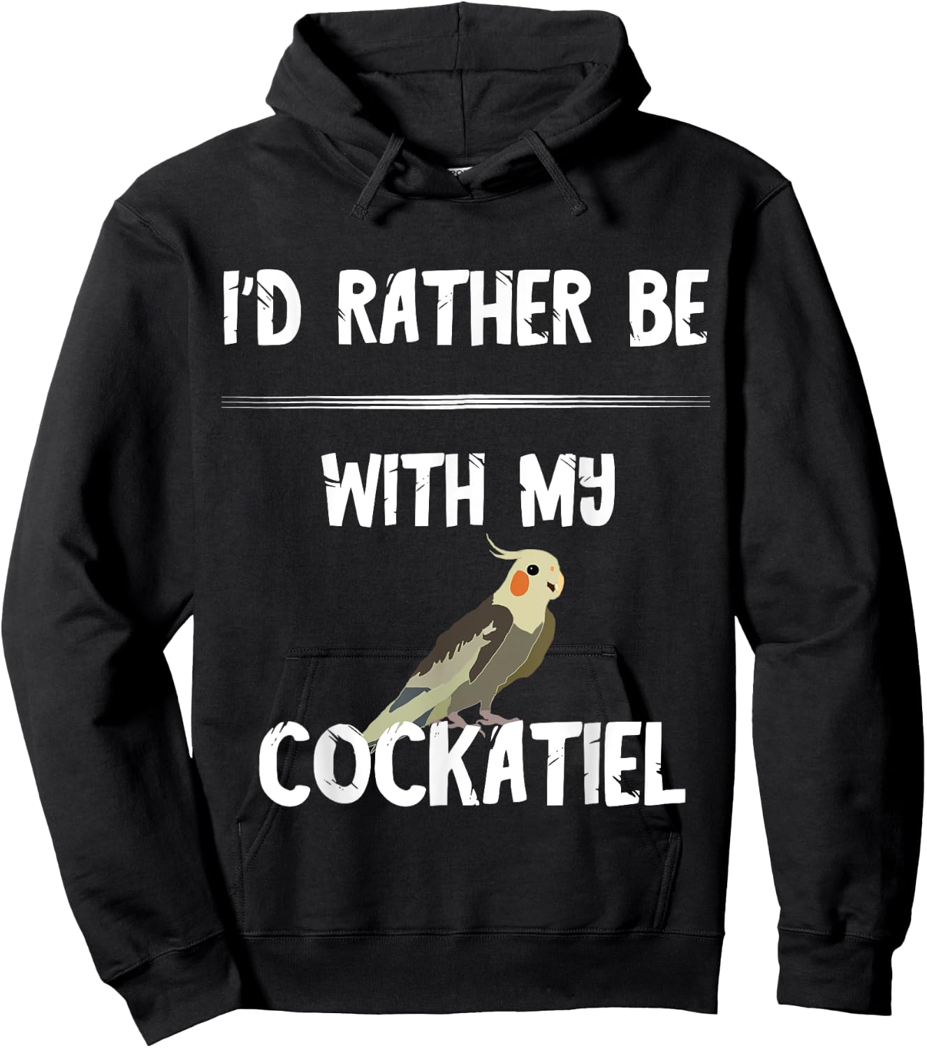 Cockatiel Budgie Bird Owner Parrots Birds Hoodie - Hoodie | Black