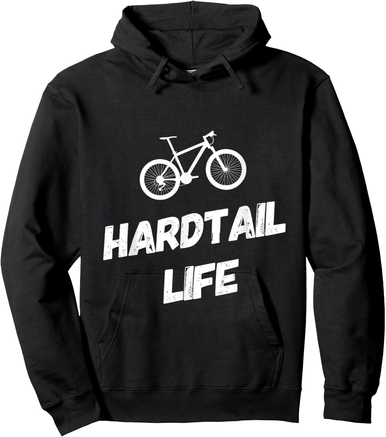 Hardtail Life Hard Tail Mountain Bike Biking Hoodie - Hoodie | Black