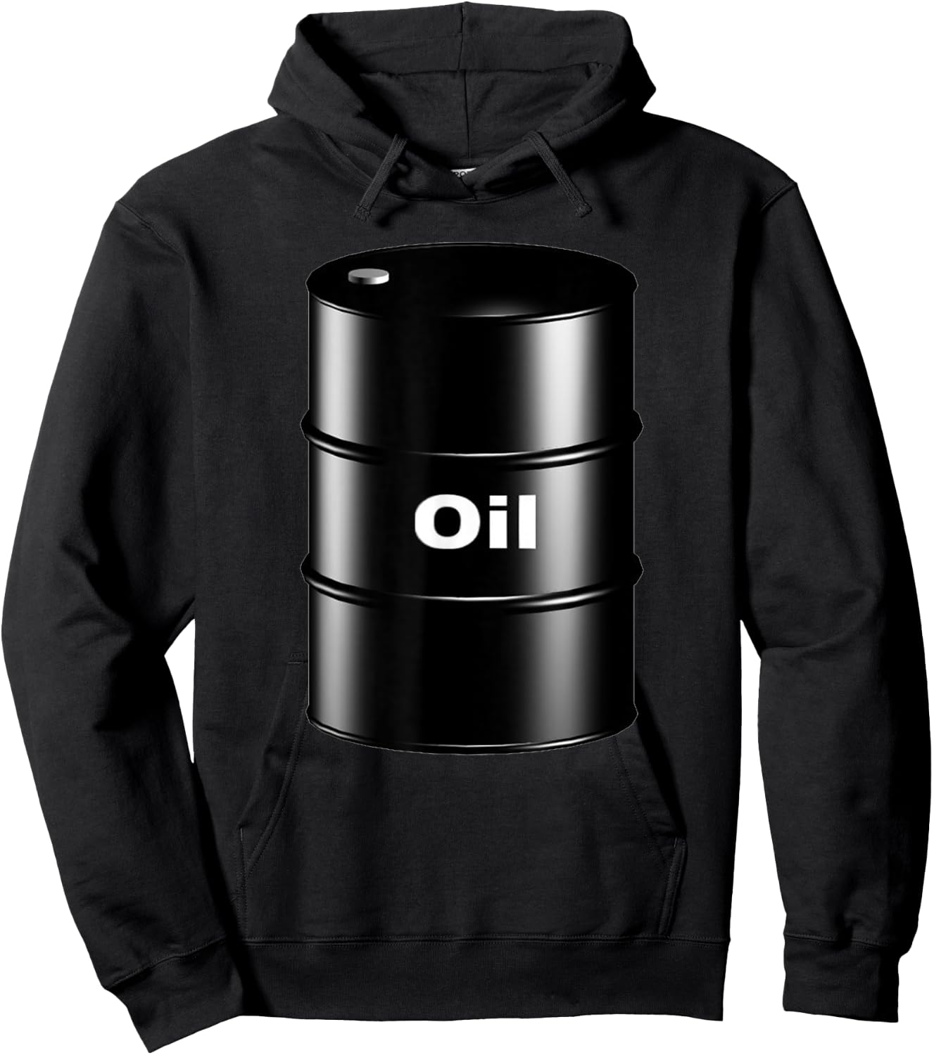 Large Barrel of Crude Oil Hoodie - Hoodie | Black
