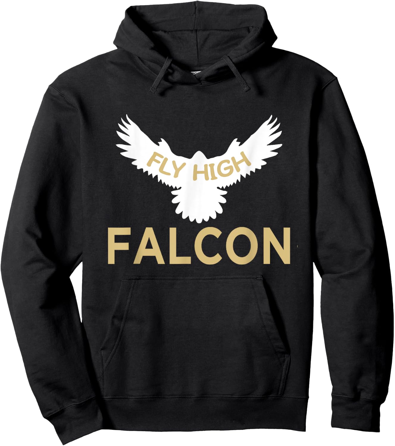 Fly High Falcon - Whisperer Falconer Bird of Prey Falconry Hoodie - Hoodie | Black