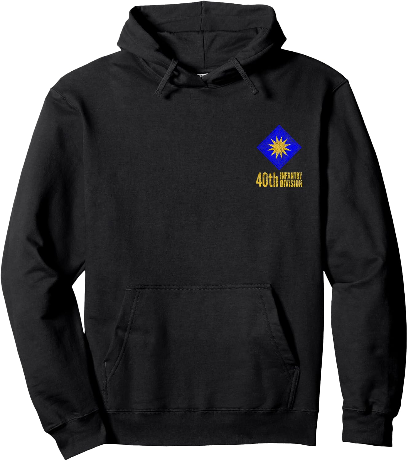 40th Infantry Division Army Hoodie - Hoodie | Black