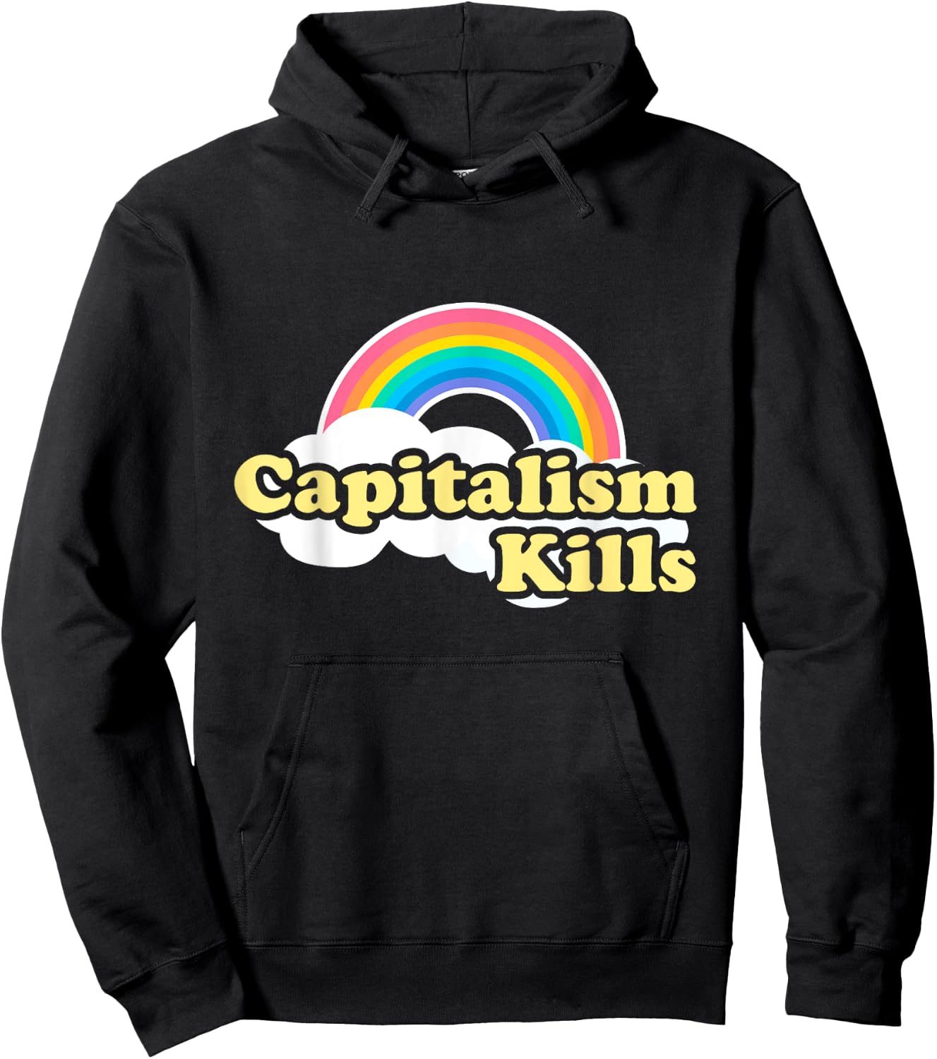 Kidcore Capitalism Kills Hoodie - Hoodie | Black