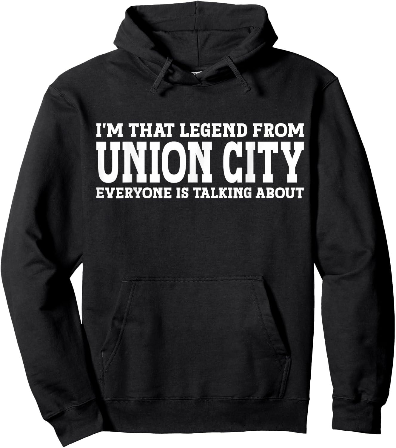Union City Hometown CA California Home Roots Union City Hoodie - Hoodie | Black