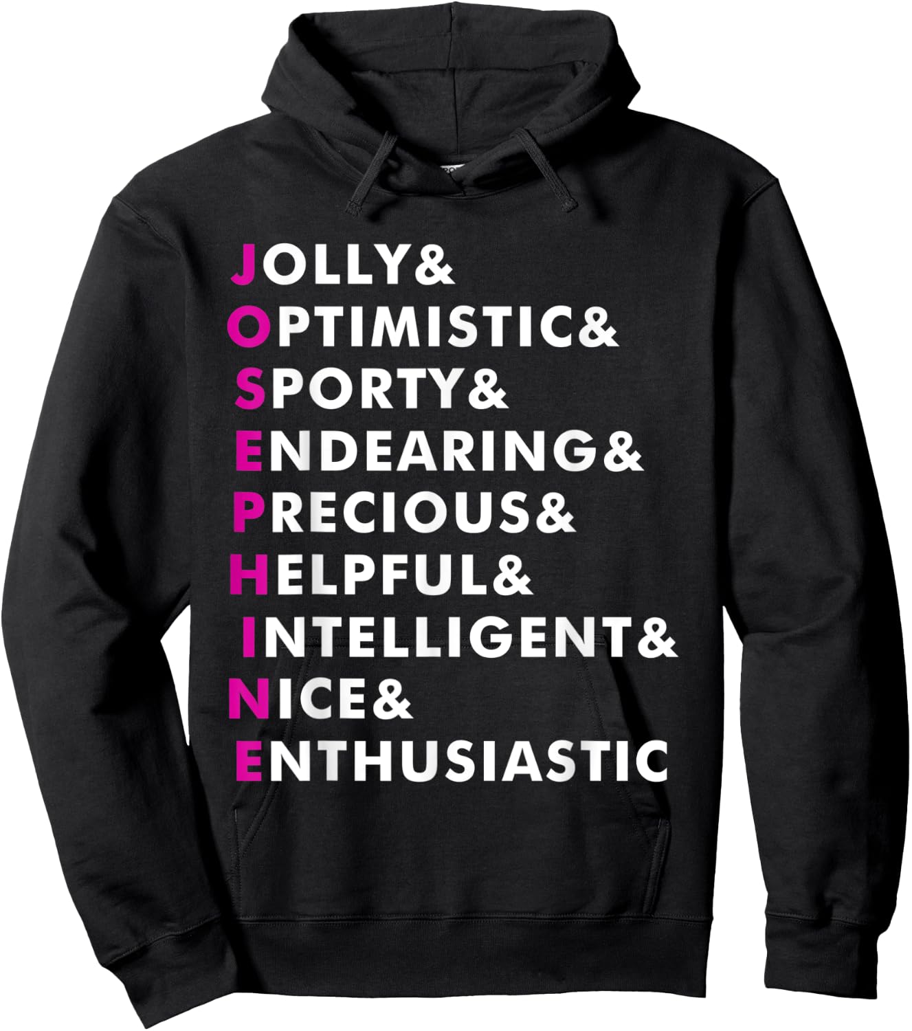 Josephine Name Shirt Personalized Gift Hoodie - Hoodie | Black