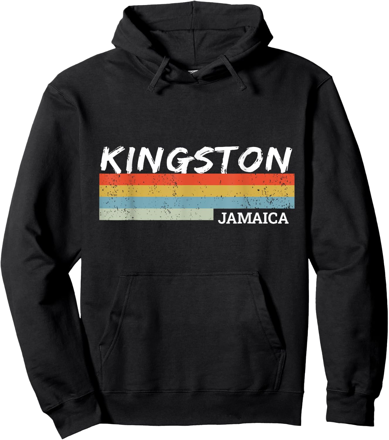 Kingston, Jamaica Hoodie - Hoodie | Black