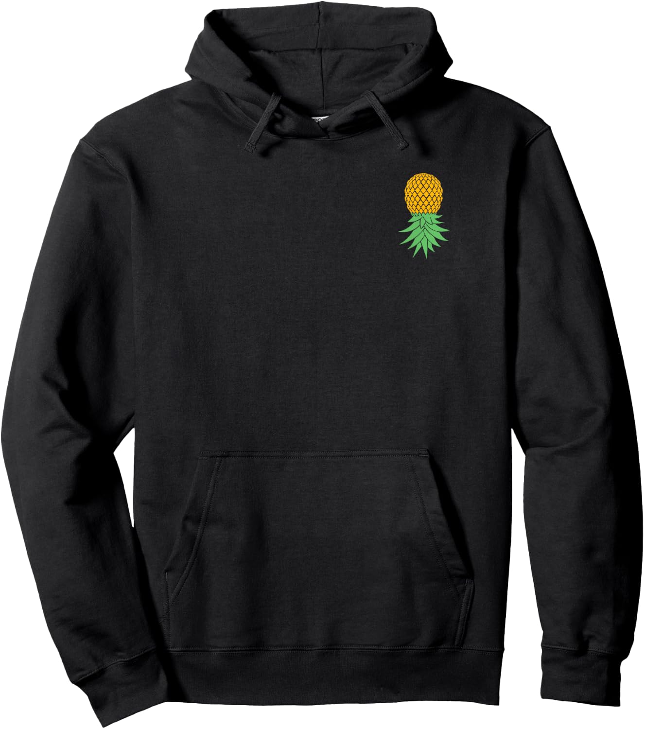Subtle for Swingers Upside Down Pineapple Hoodie - Hoodie | Black