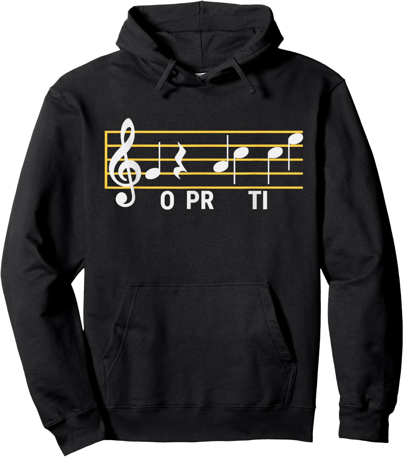 Go Practice Funny Music Theory Class Jokes Composer Score Hoodie - Hoodie | Black