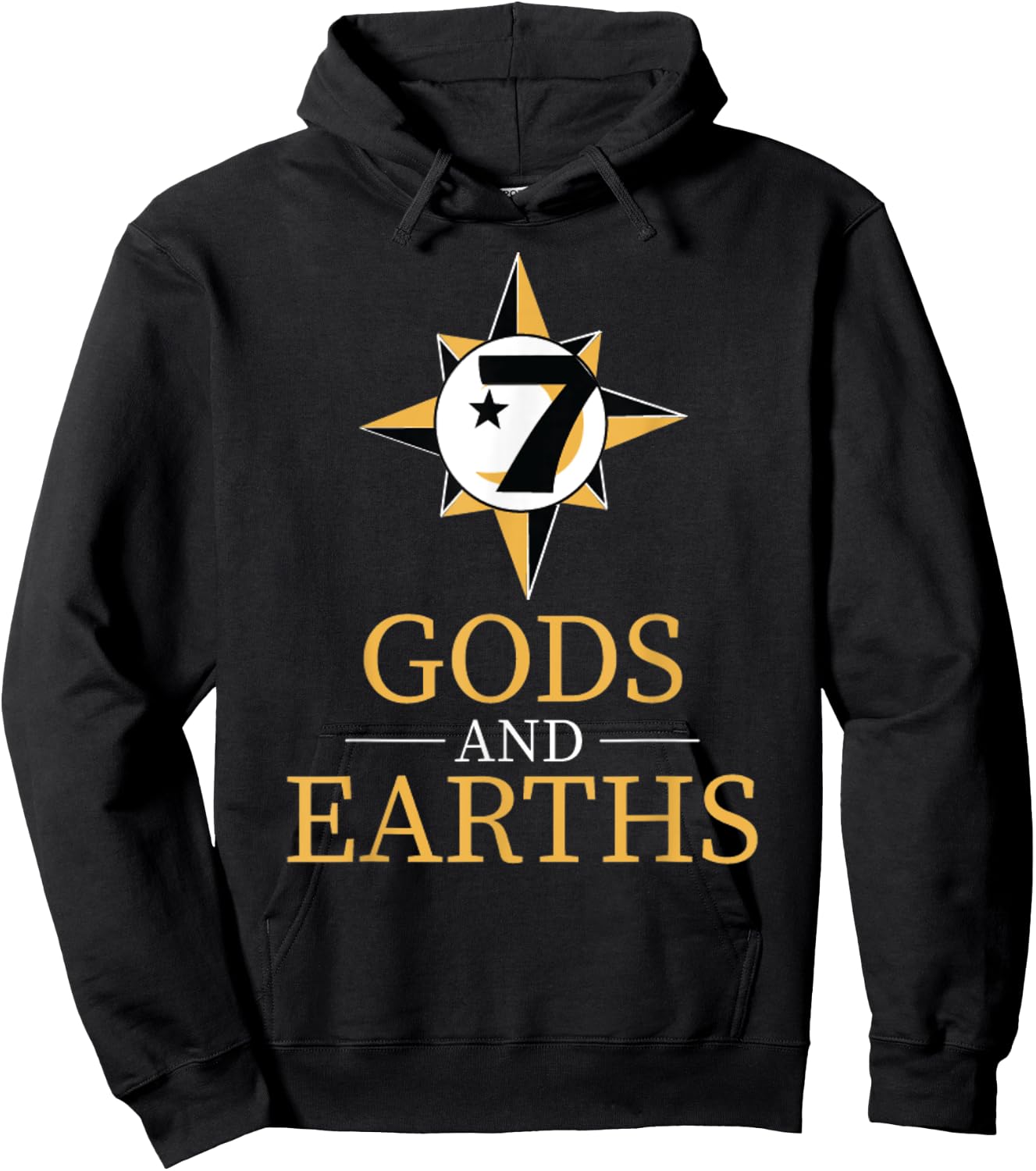 Gods and Earths Five Percent Nation Five Percenter Hoodie - Hoodie | Black