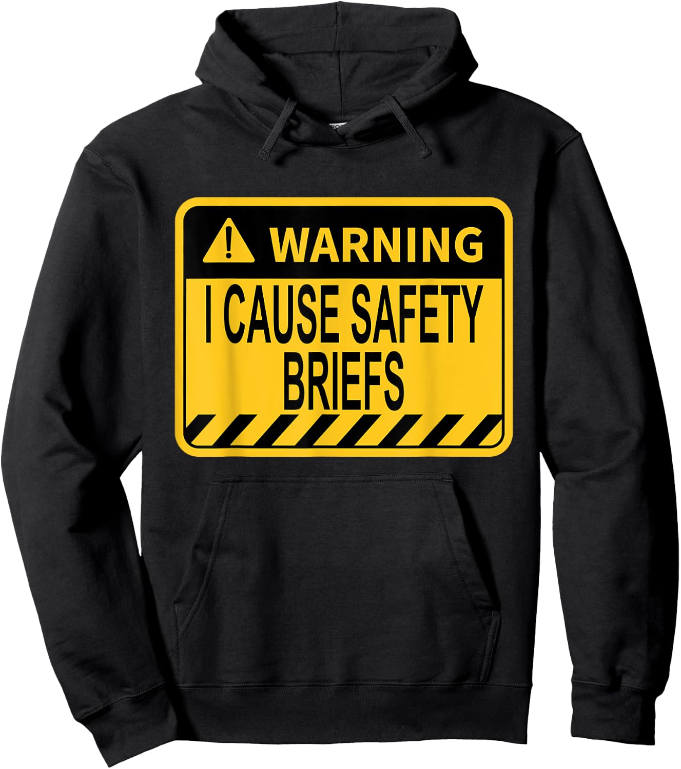 Warning I Cause Safety Briefs Funny EMS Fire Military Hoodie - Hoodie | Black