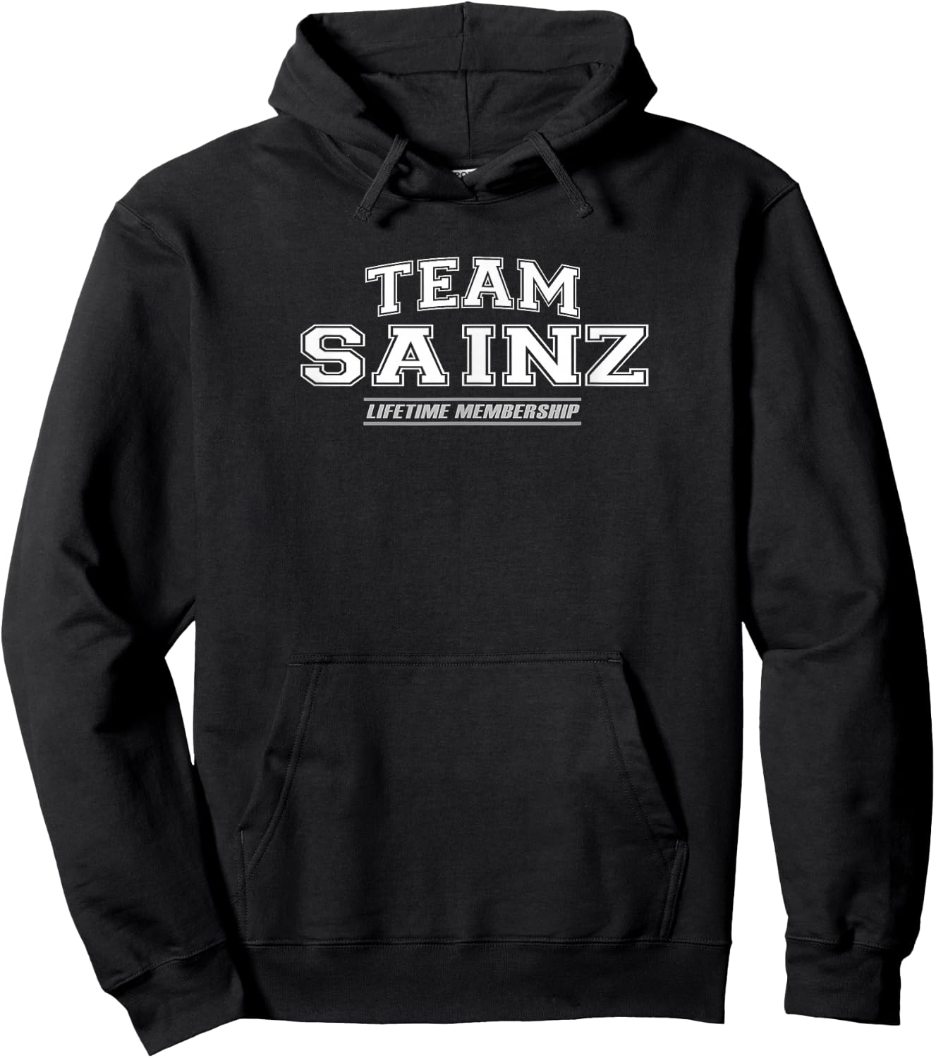 Team Sainz | Proud Family Surname, Last Name Gift Hoodie - Hoodie | Black