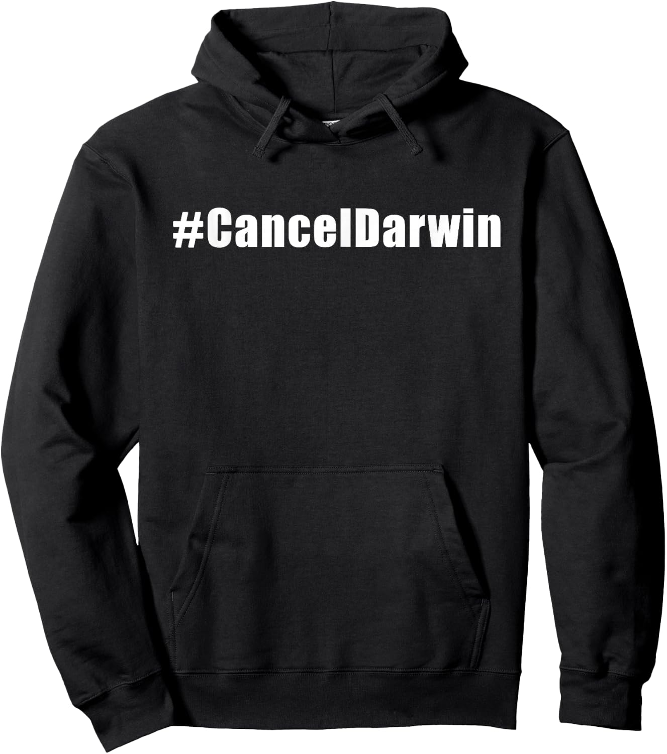 #CancelDarwin – Christian Creation Anti-Evolution Hoodie - Hoodie | Black