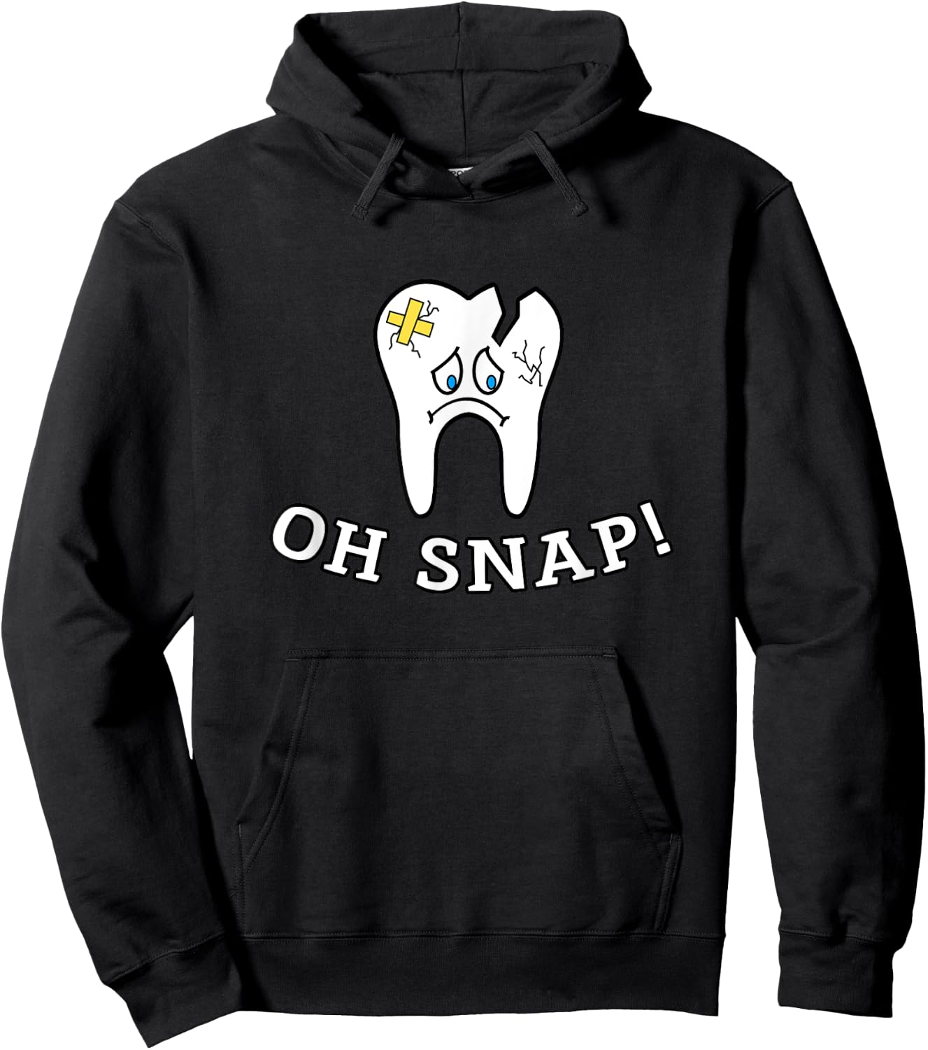 Teeth Doctor Dental Hygienic Dentist Oh Snap Hoodie - Hoodie | Black