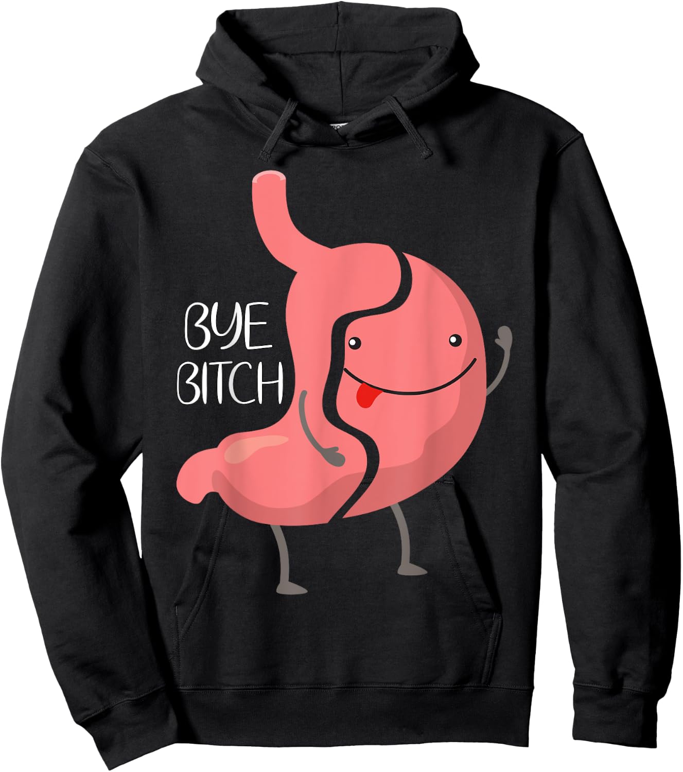 Funny Gastric Sleeve Bariatric VSG Surgery Gastric Awareness Hoodie - Hoodie | Black