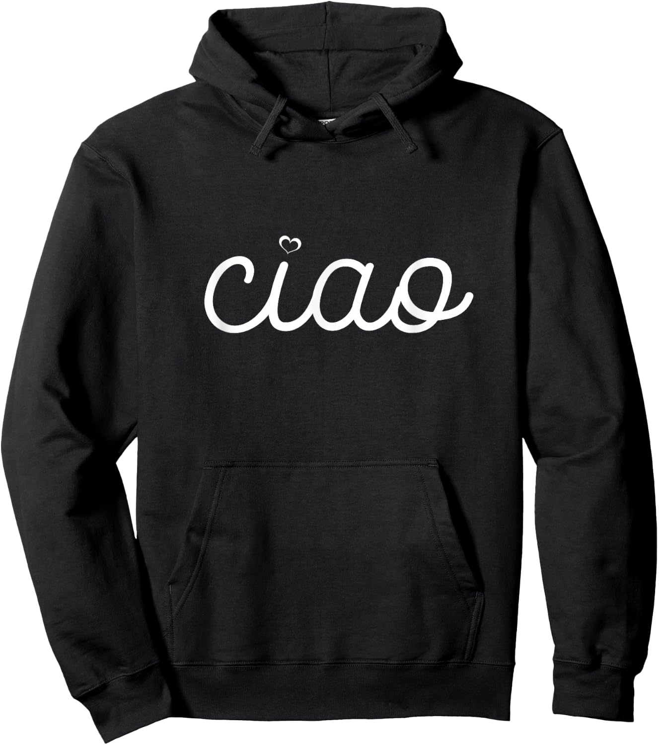 Ciao Italian Hello Goodbye Visit Journey Hoodie - Hoodie | Black