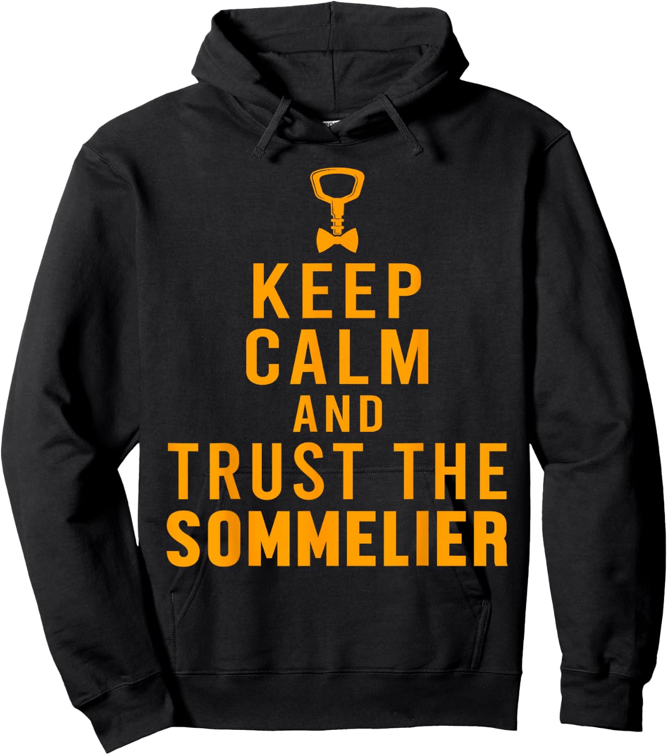 Keep Calm Sommelier Wine Waiter Restaurant Winemaker Hoodie - Hoodie | Black