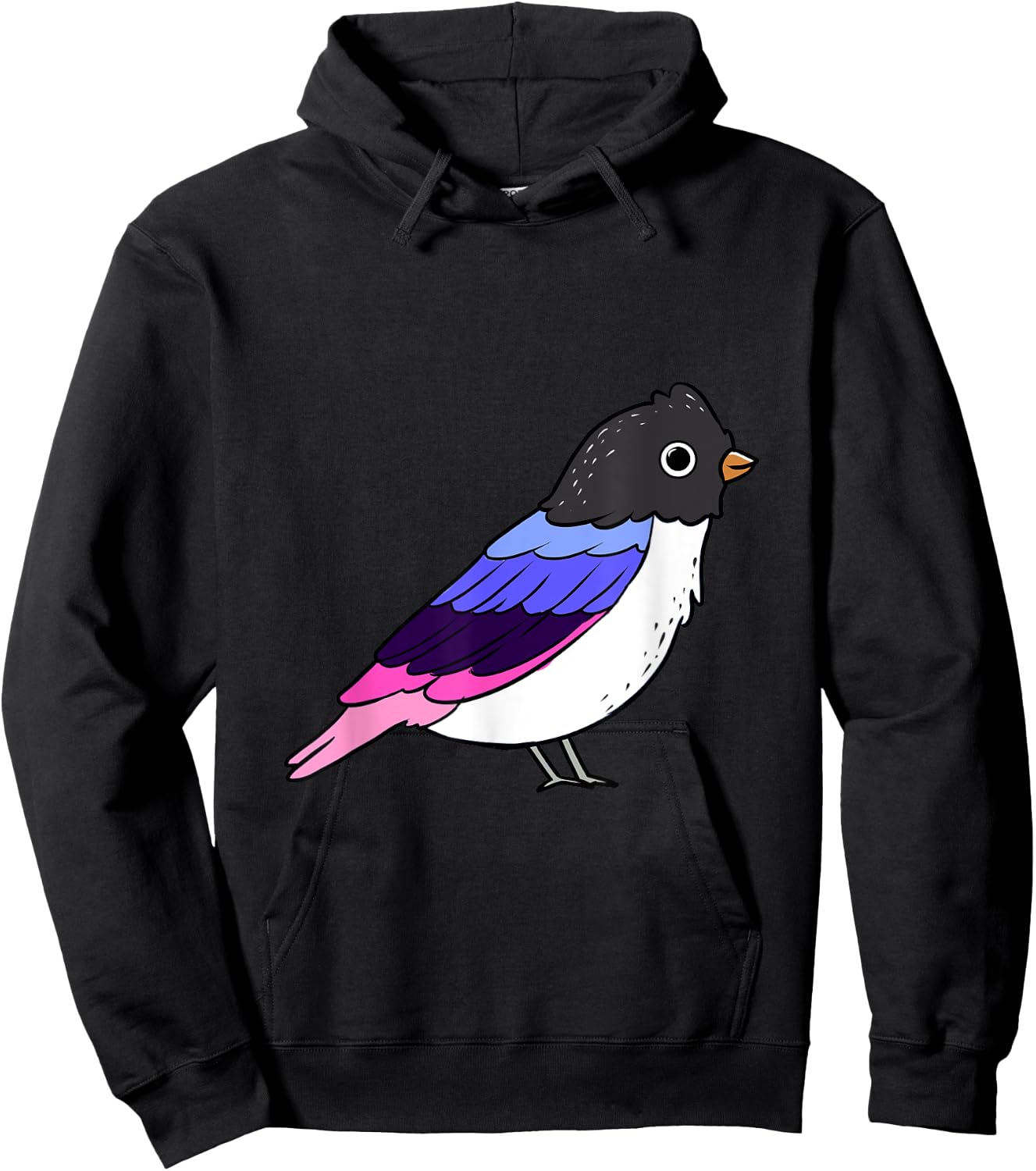 Omnisexual Bird Omnisexual Pride Hoodie - Hoodie | Black
