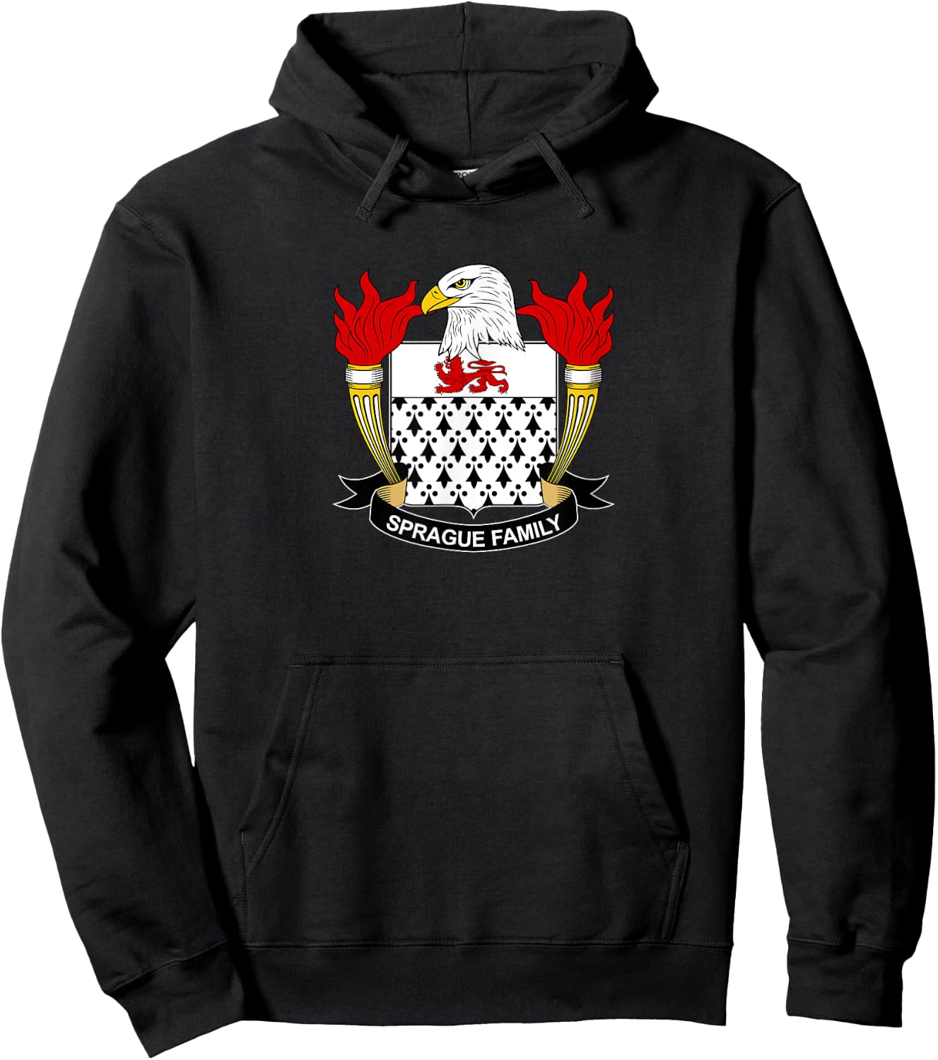 Sprague Coat of Arms - Family Crest Hoodie - Hoodie | Black