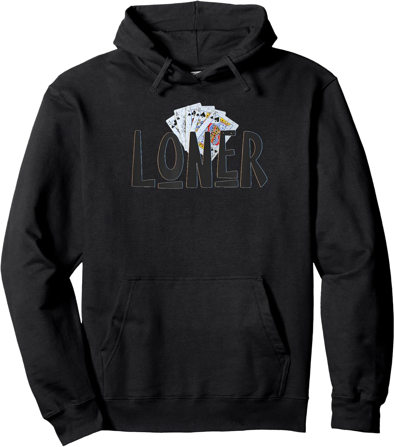 Euchre Loner Hoodie - Hoodie | Black