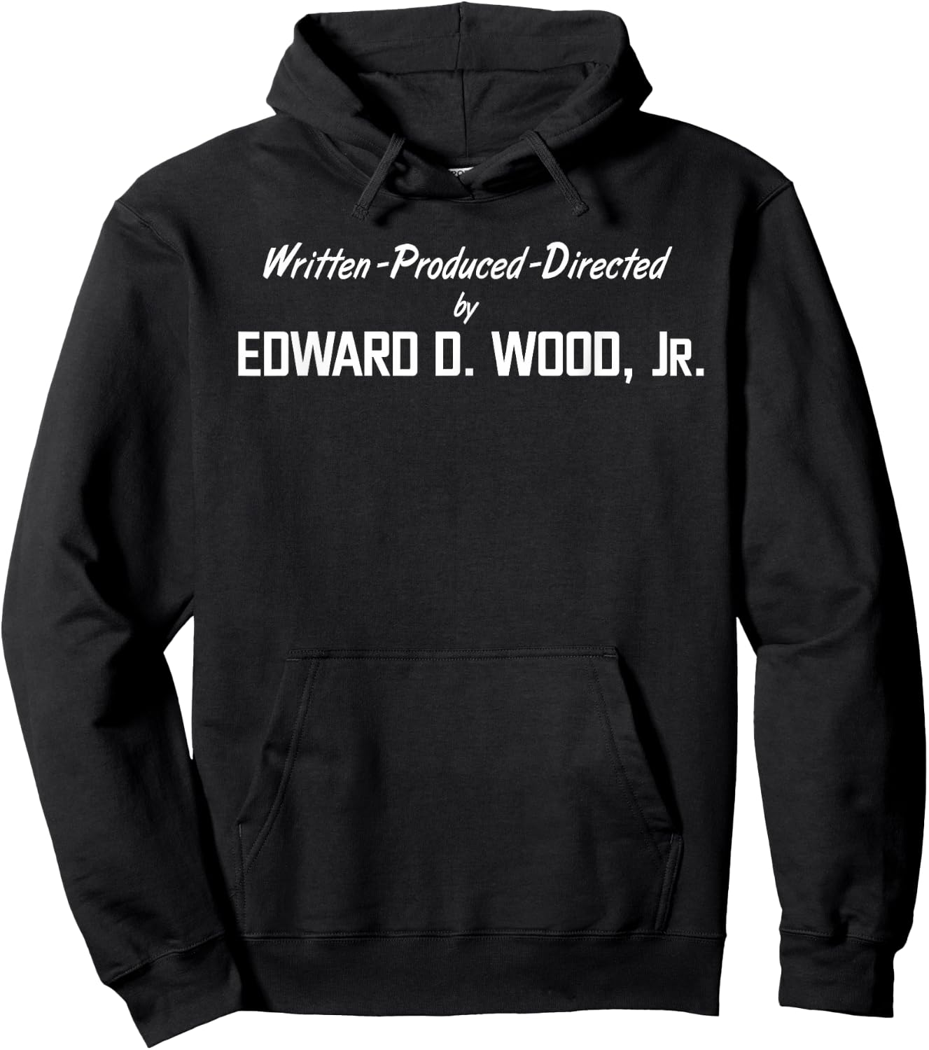 Directed by Ed Wood Hoodie - Hoodie | Black