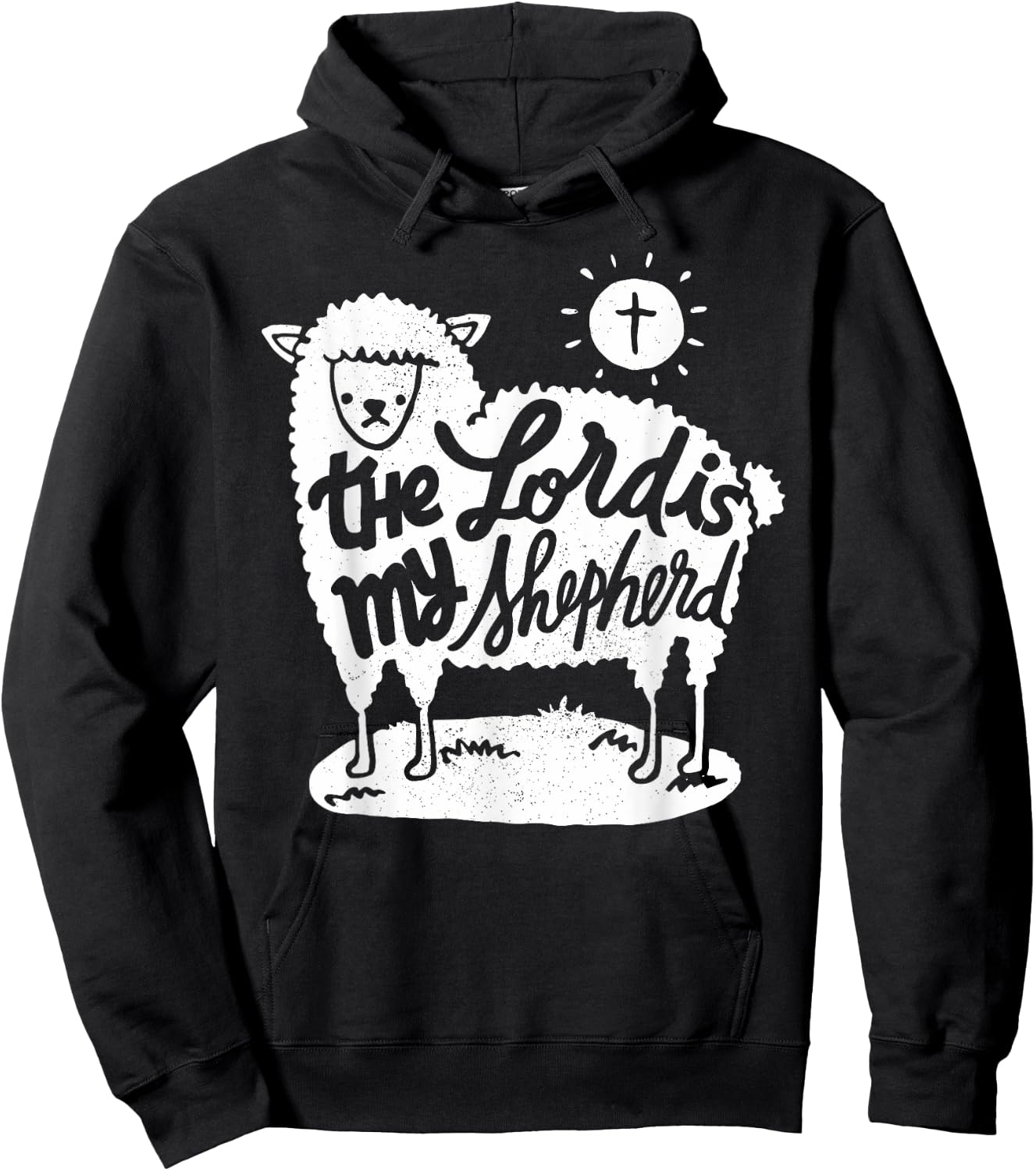 The Lord is my Shepherd - Christian Clothing Hoodie - Hoodie | Black