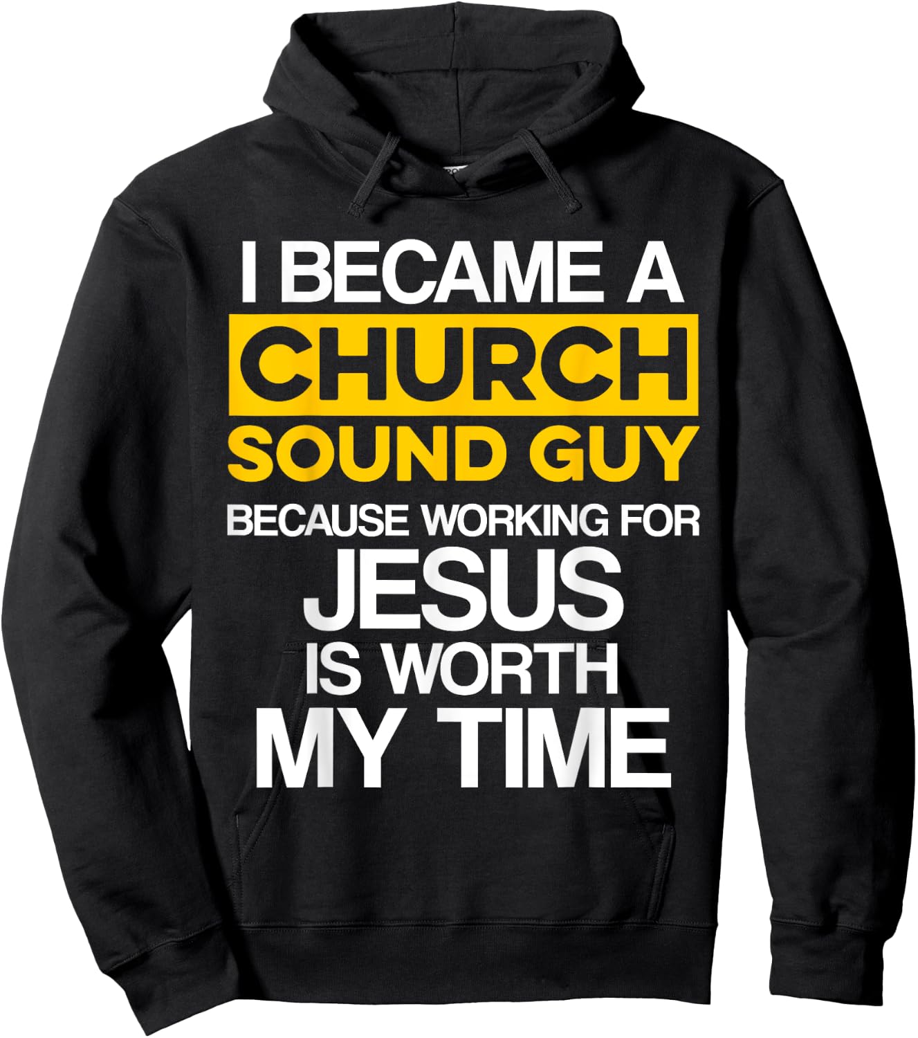 Church Sound Guy Jesus Audio Tech Engineer Hoodie - Hoodie | Black