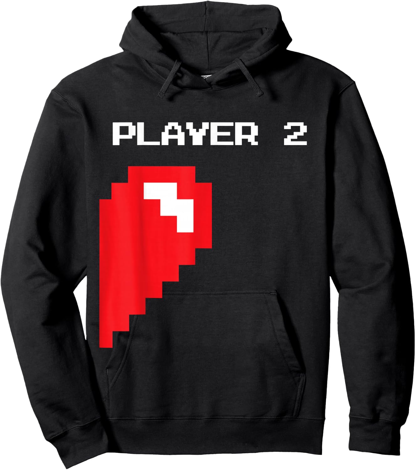 Matching Gamer Couple Valentine's Gift - Player 1 Player 2 Hoodie - Hoodie | Black