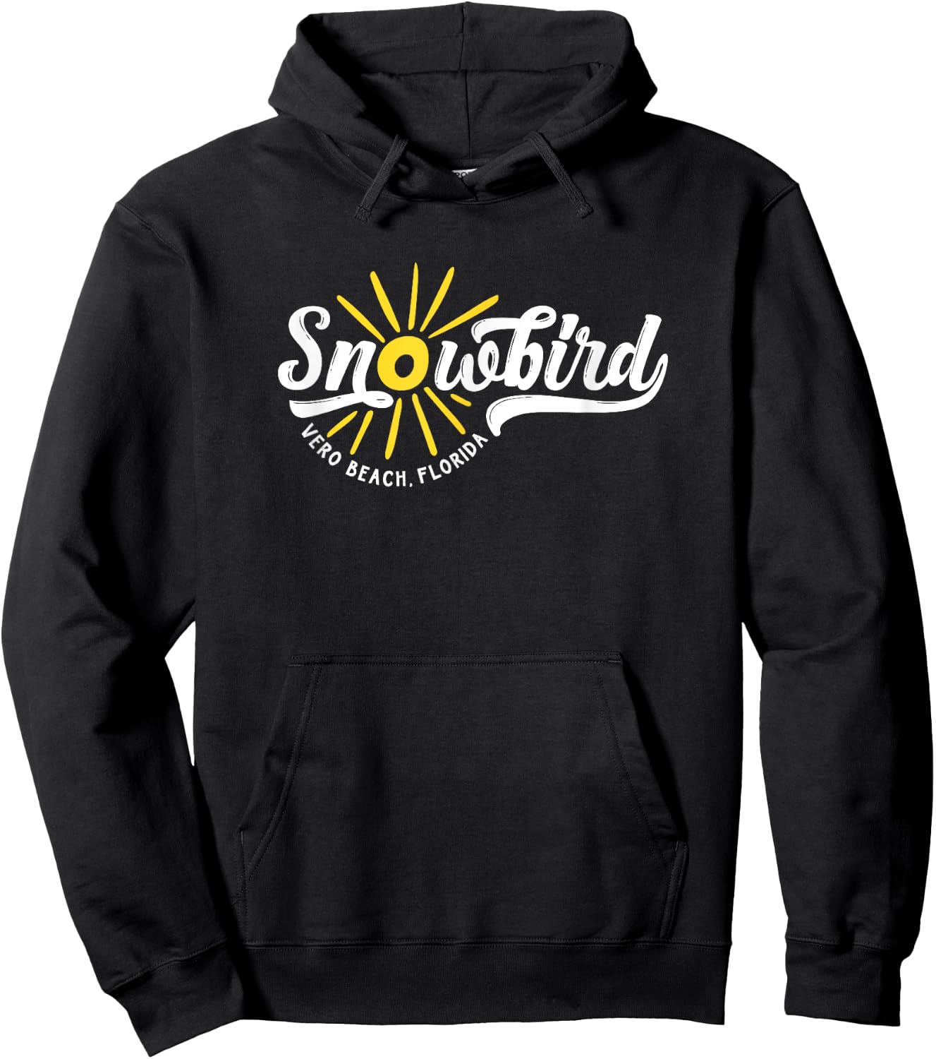 Snowbird Vero Beach Florida for the Winter Hoodie - Hoodie | Black