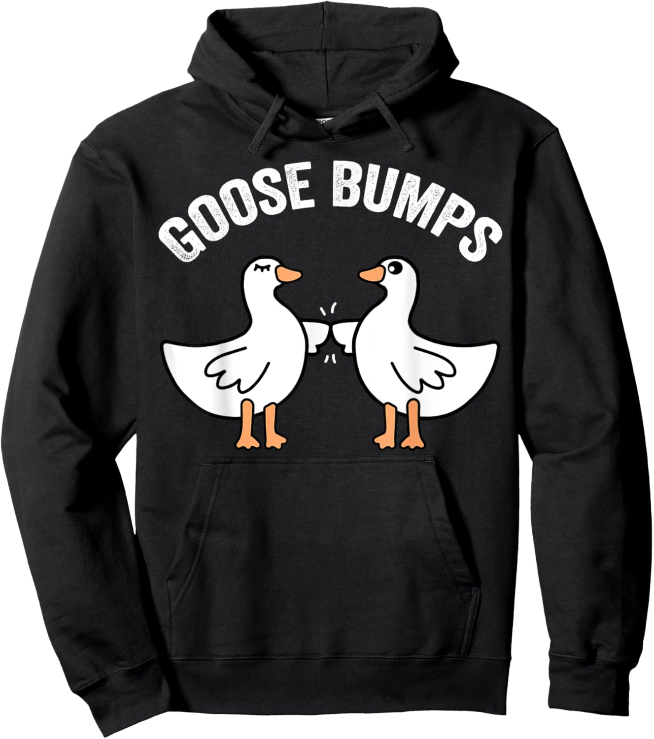 Funny Goose Bumps goosebumps fist bump geese goose mamma dad Hoodie - Hoodie | Black