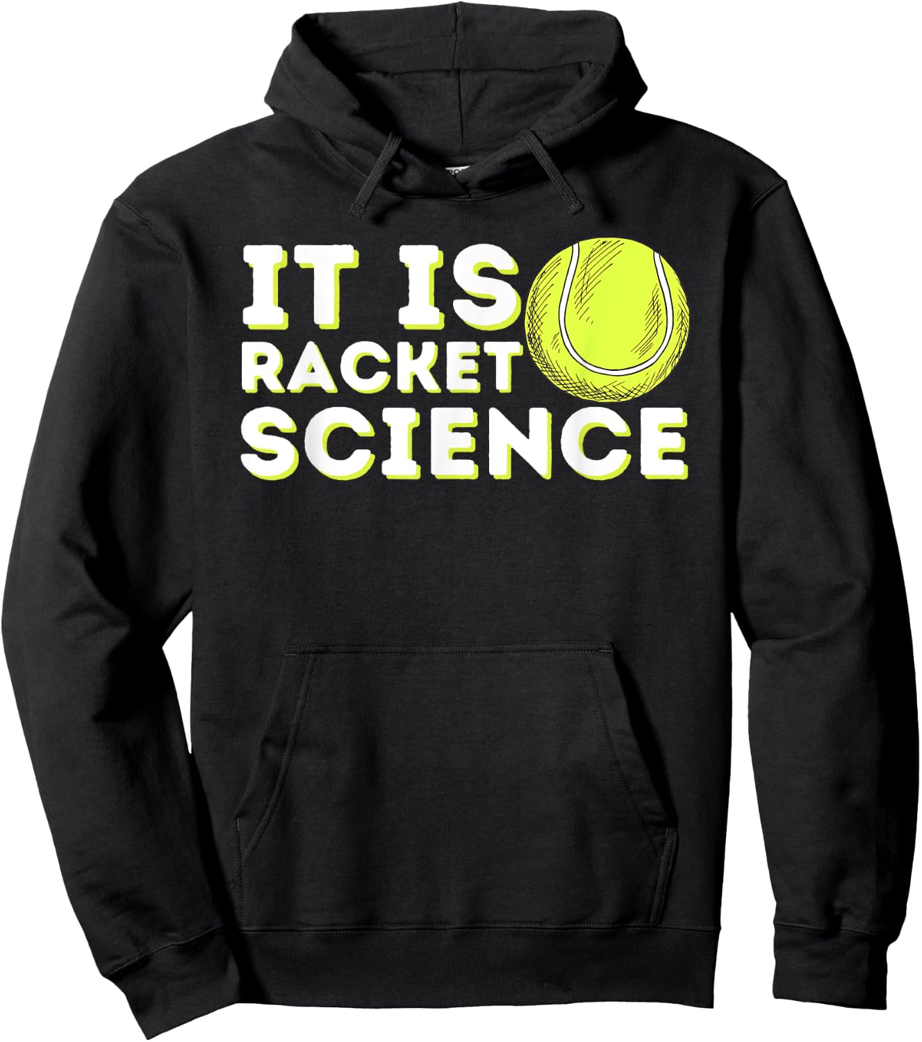 It's Racket Science - Funny Tennis & Tennis Player Coach Hoodie - Hoodie | Black